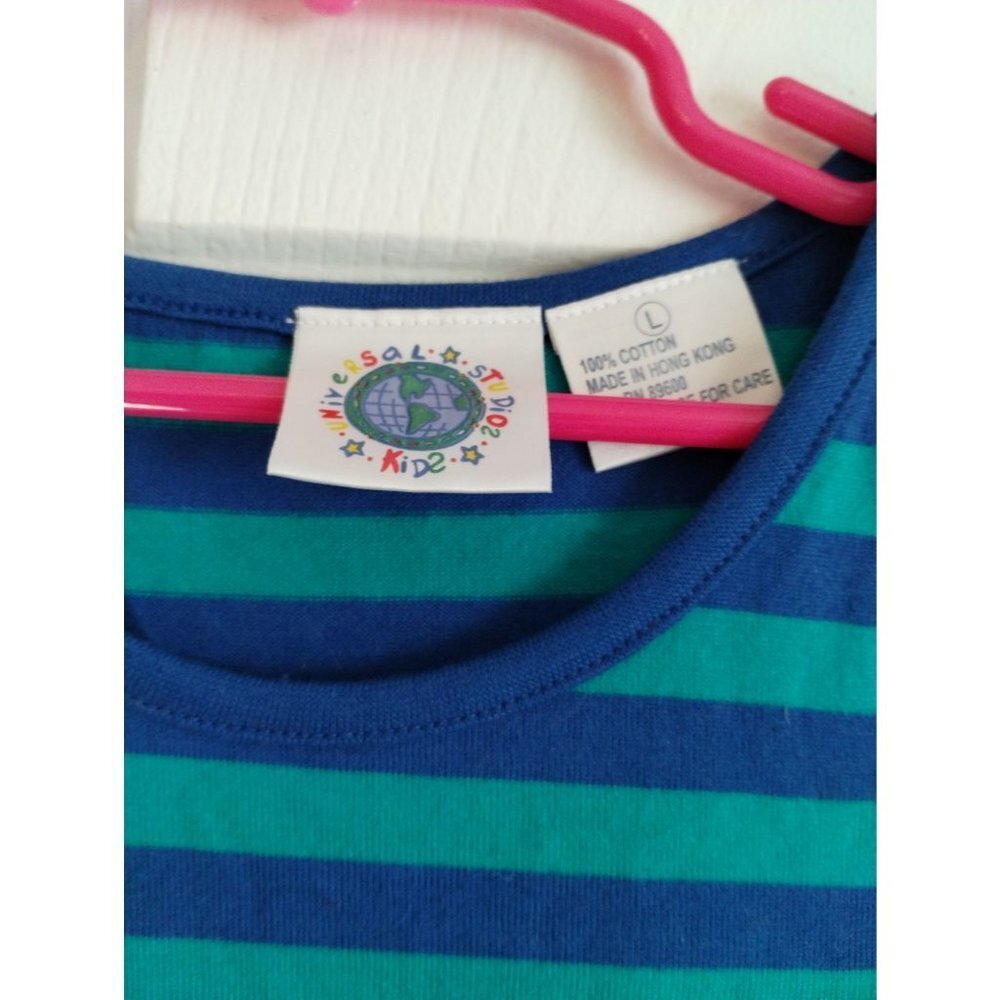 Universal Studios kids blue striped tee - Picture 4 of 5